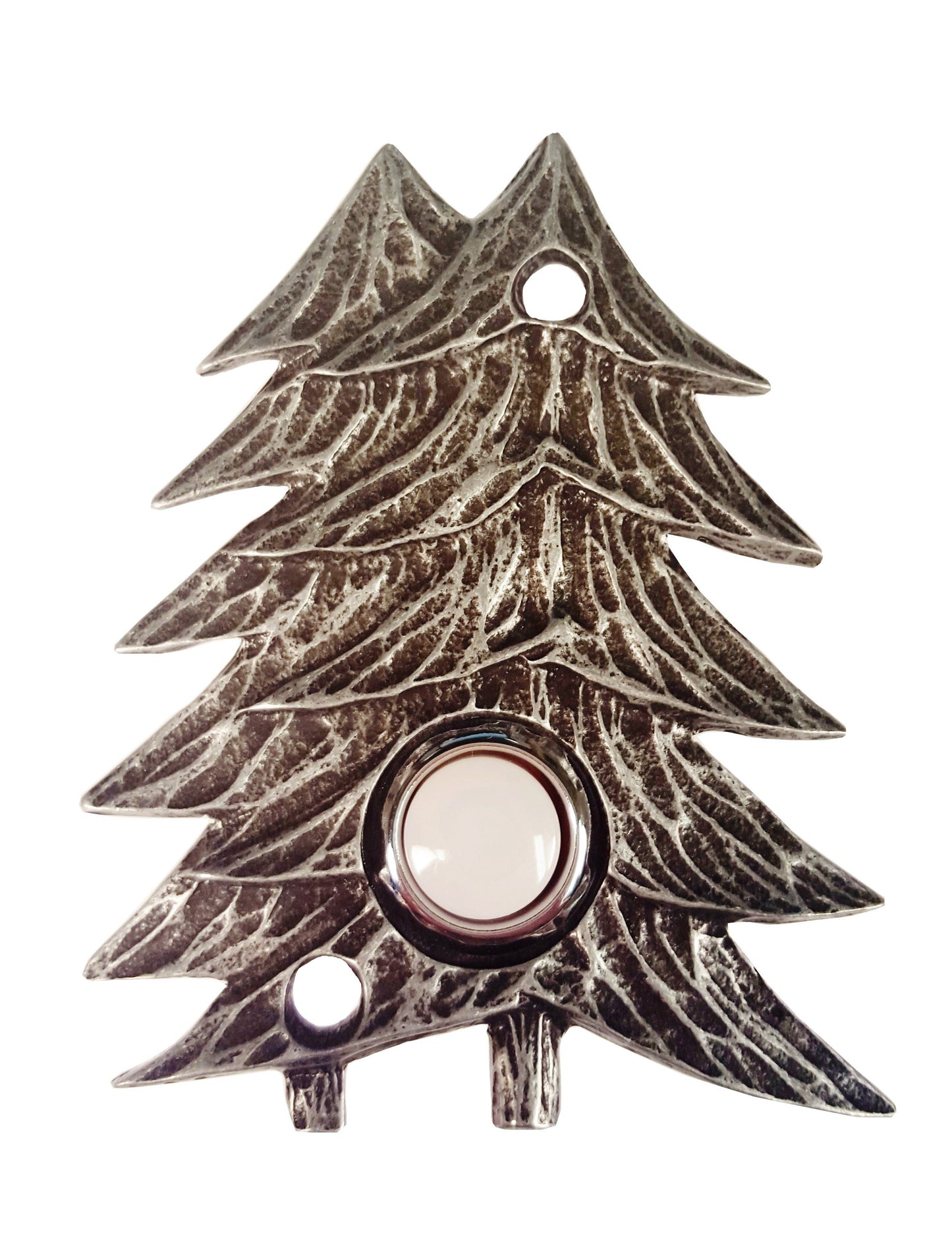 Twin Pines Pewter Ox Doorbell