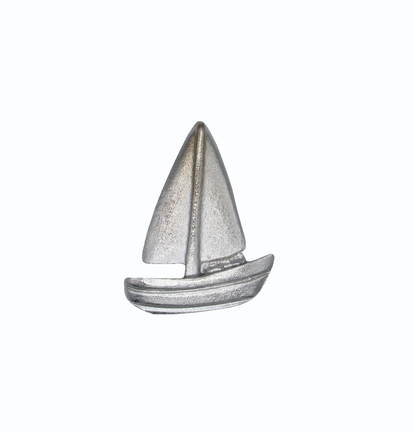 Sailboat Nickel Cabinet Knob