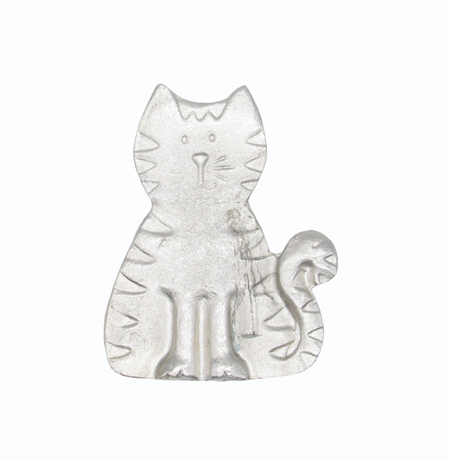 Cat Nickel Cabinet Knob