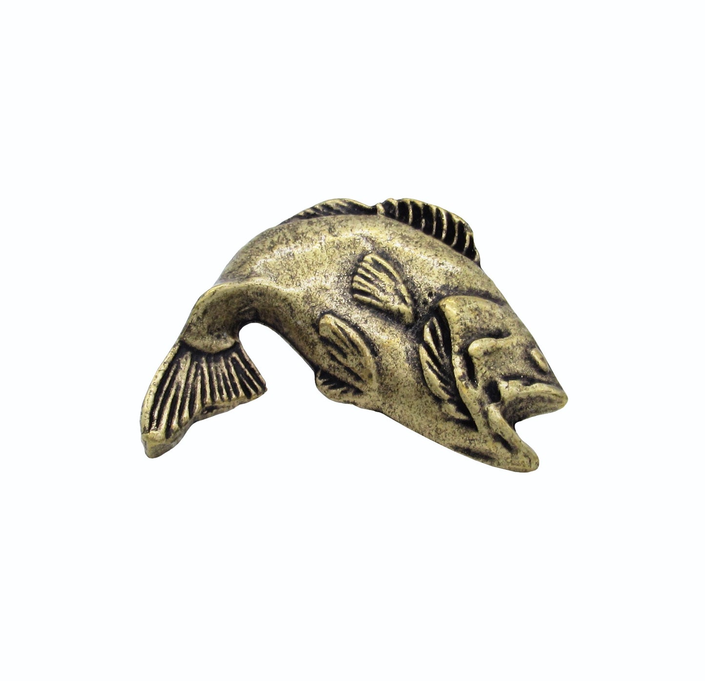 Big Bass Brass Ox Cabinet Knob