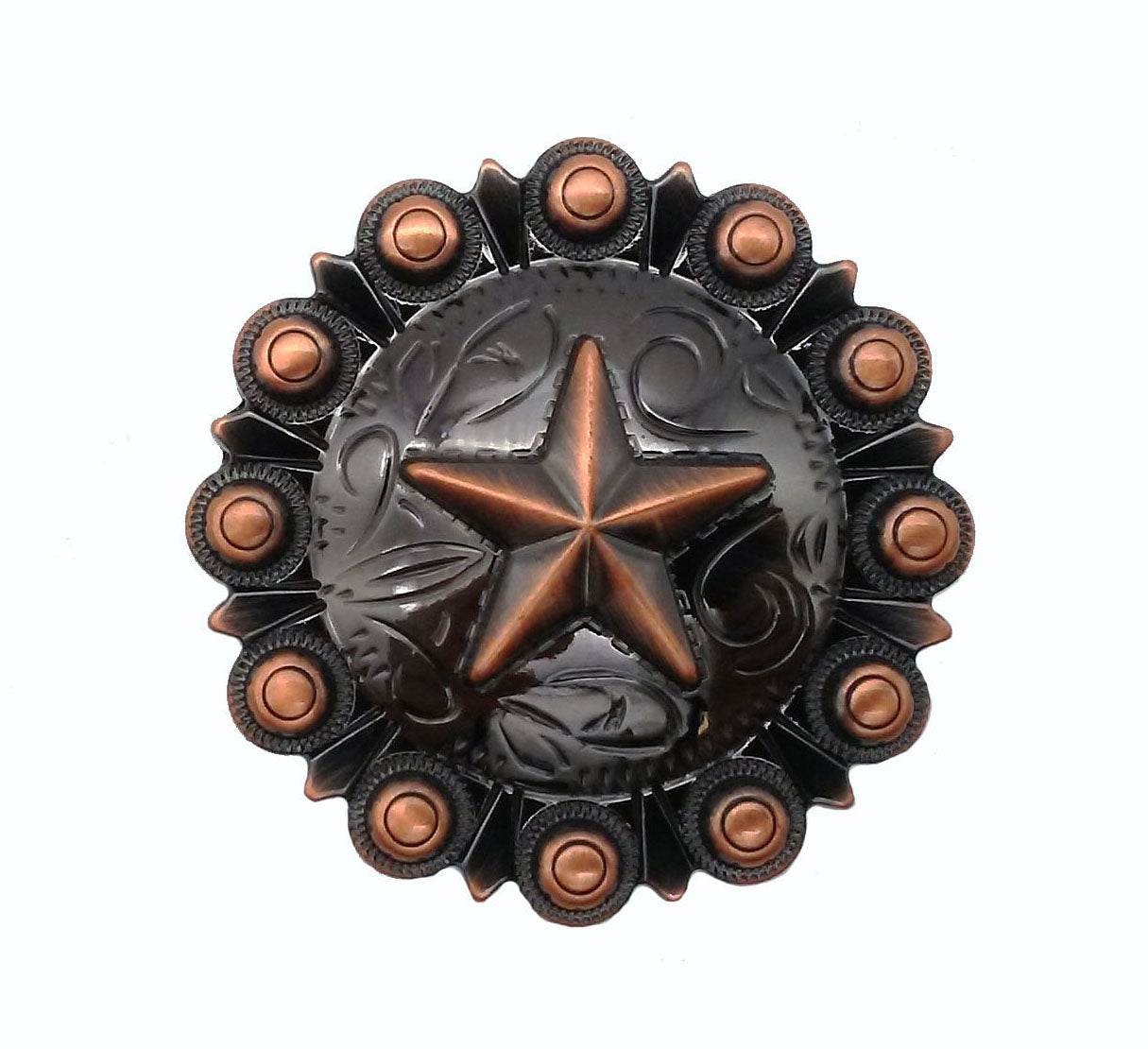 Star Conch Satin Copper Ox Cabinet Knob