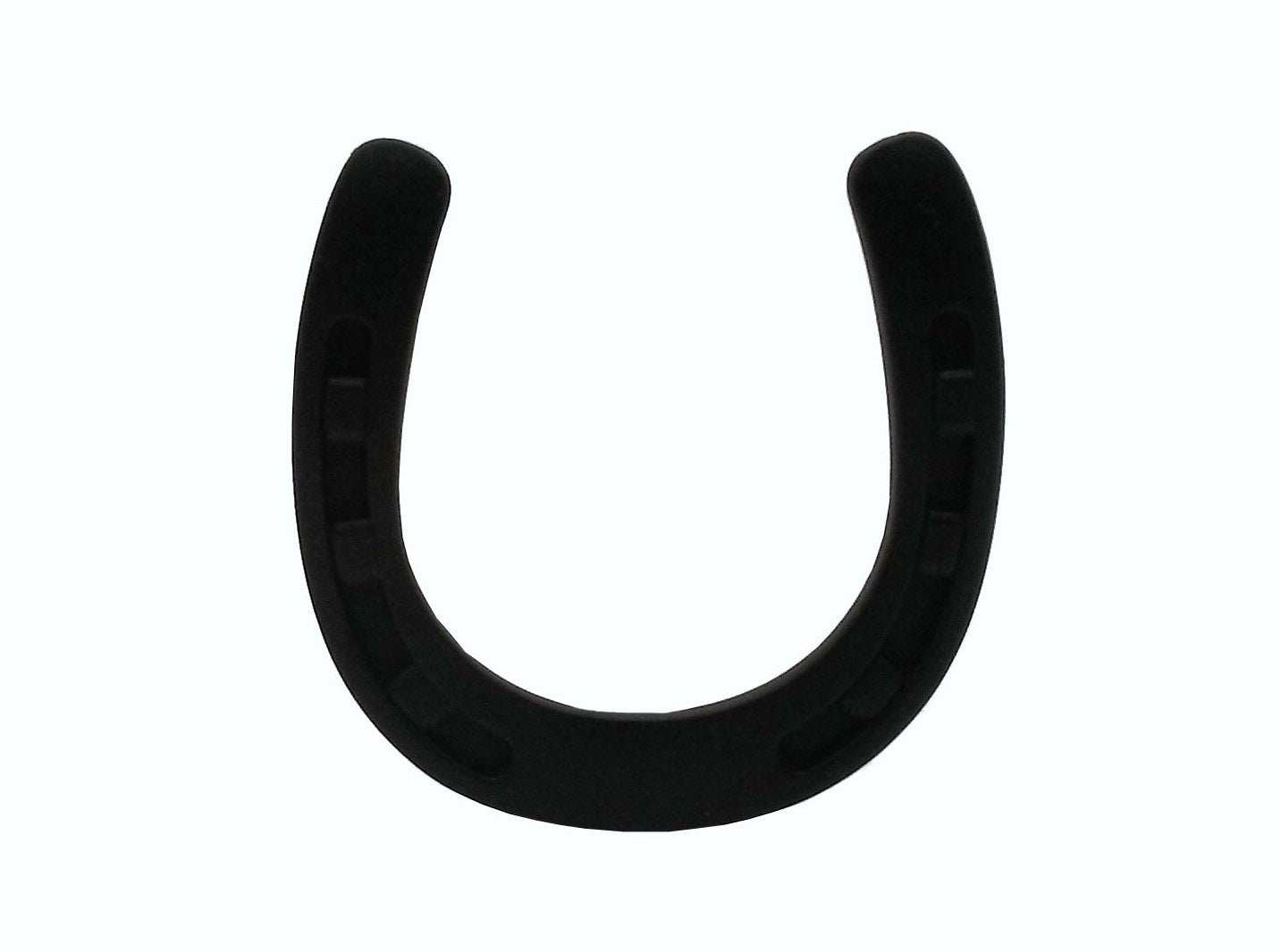 Horseshoe Matte Black Cabinet Knob