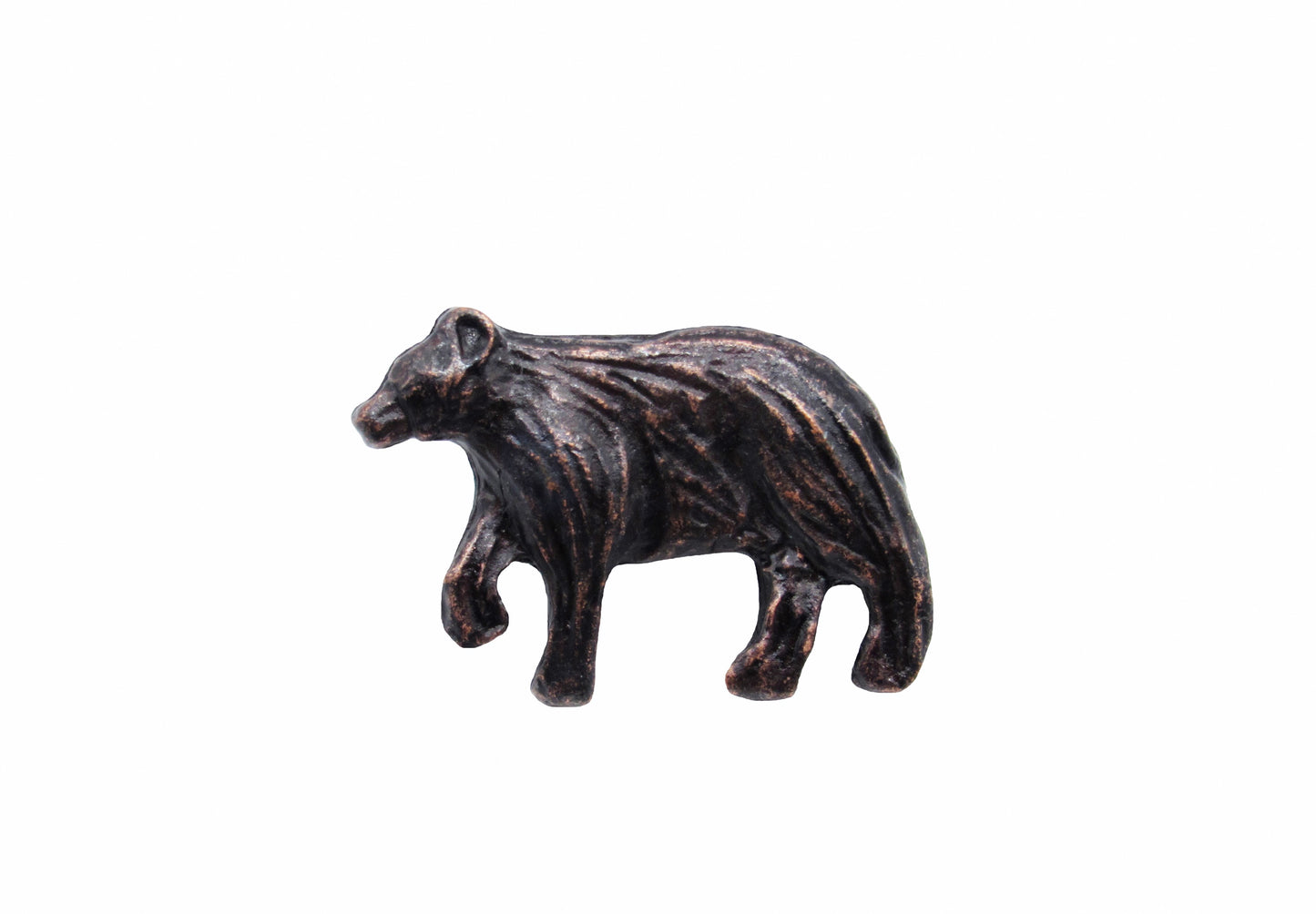 Bear Left Facing Oil Rubbed Bronze Cabinet Knob