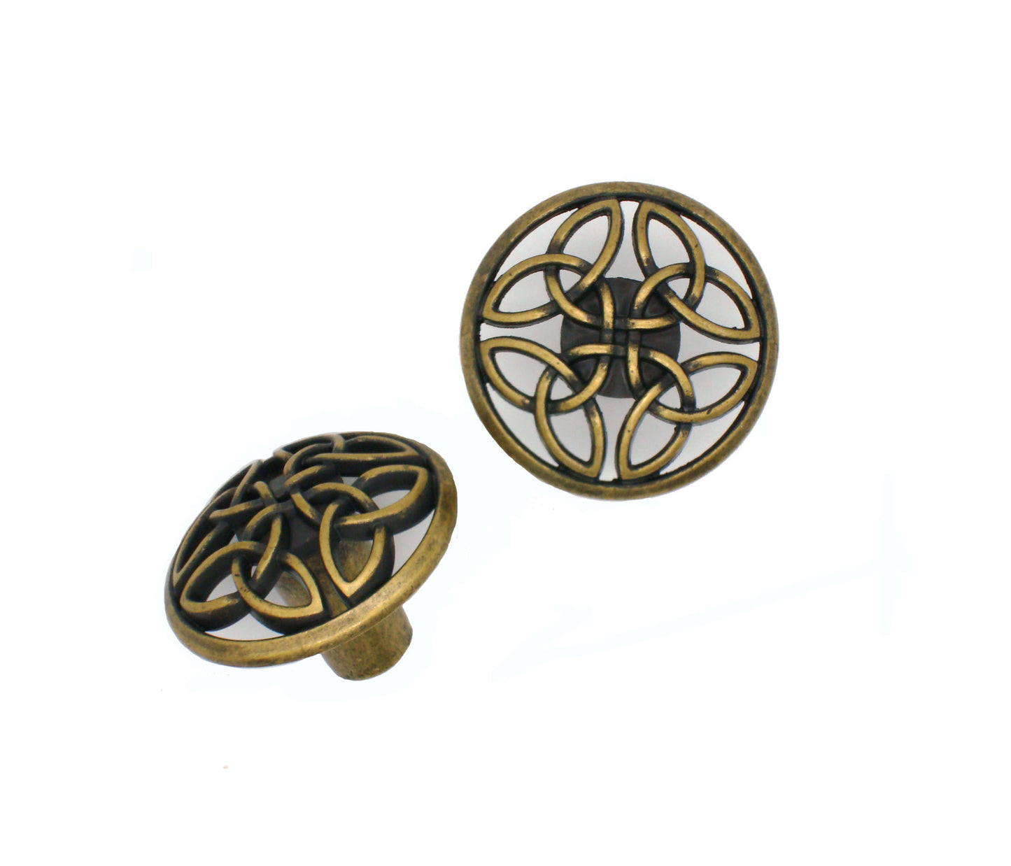Celtic Brass Ox Cabinet Knob