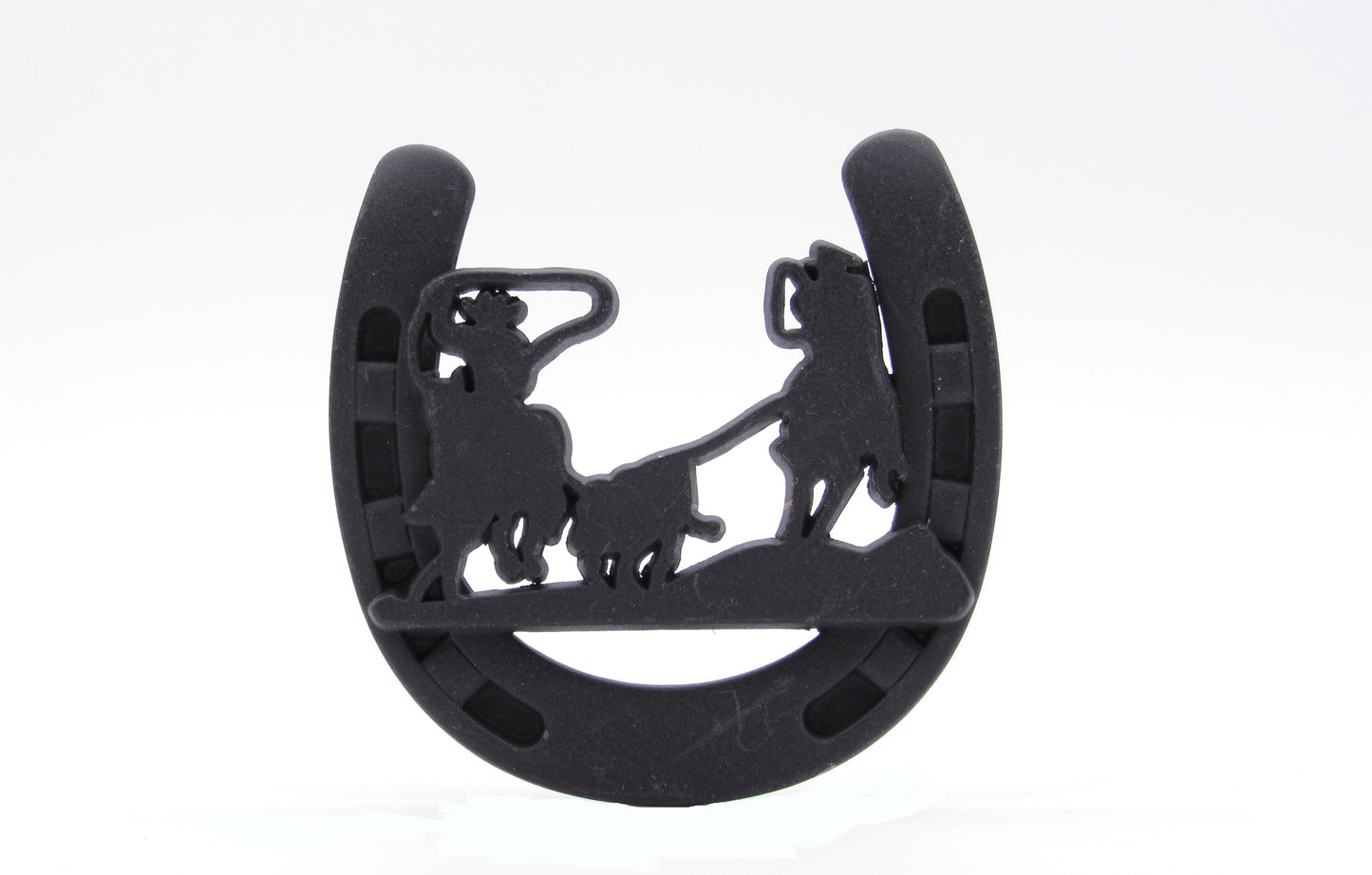 Cowboys Roping Horseshoe Oil Rubbed Bronze Cabinet Knob