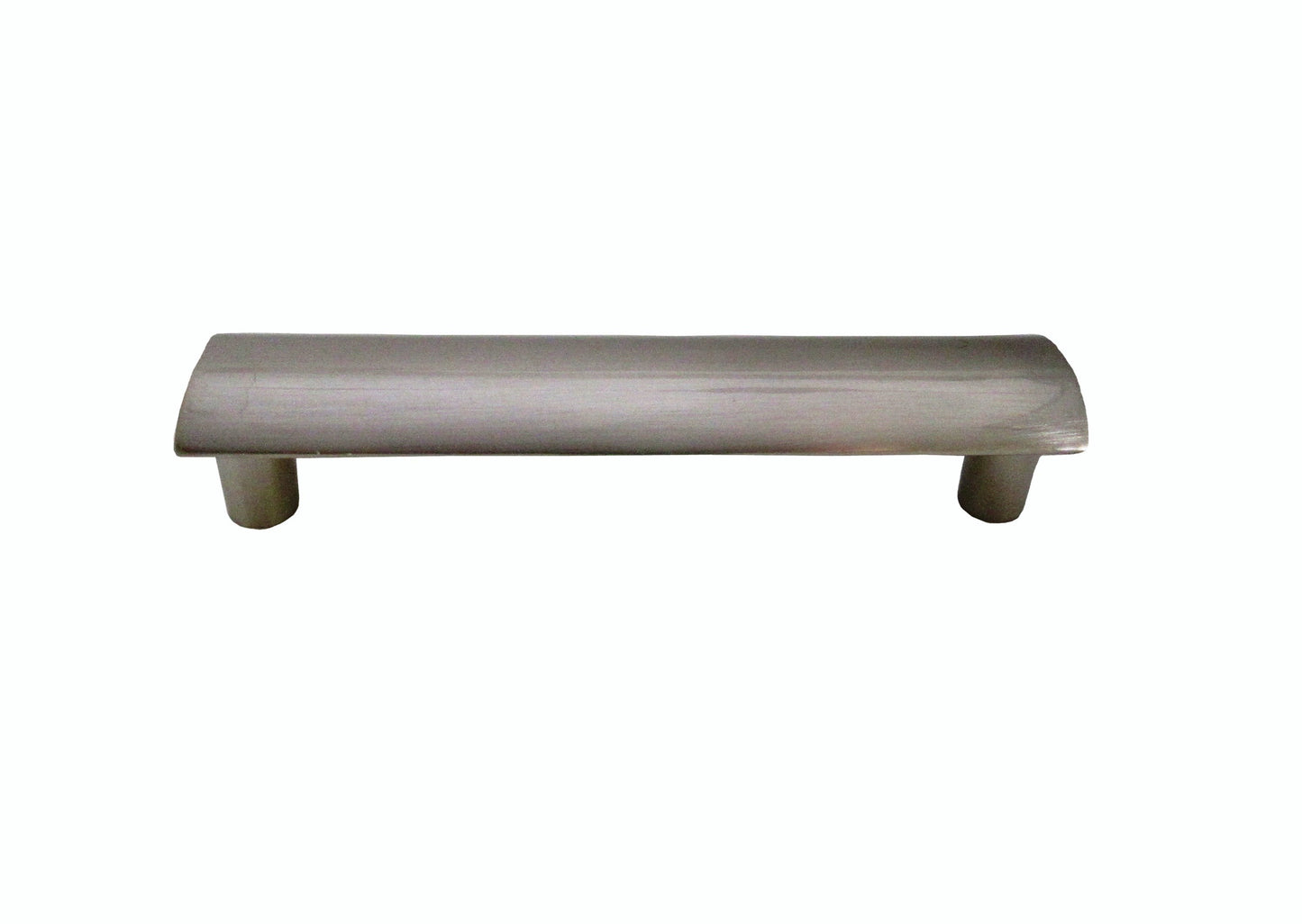 Contempo Circle Slice 3-3/4-In Center to Center Satin Nickel Cabinet Pull