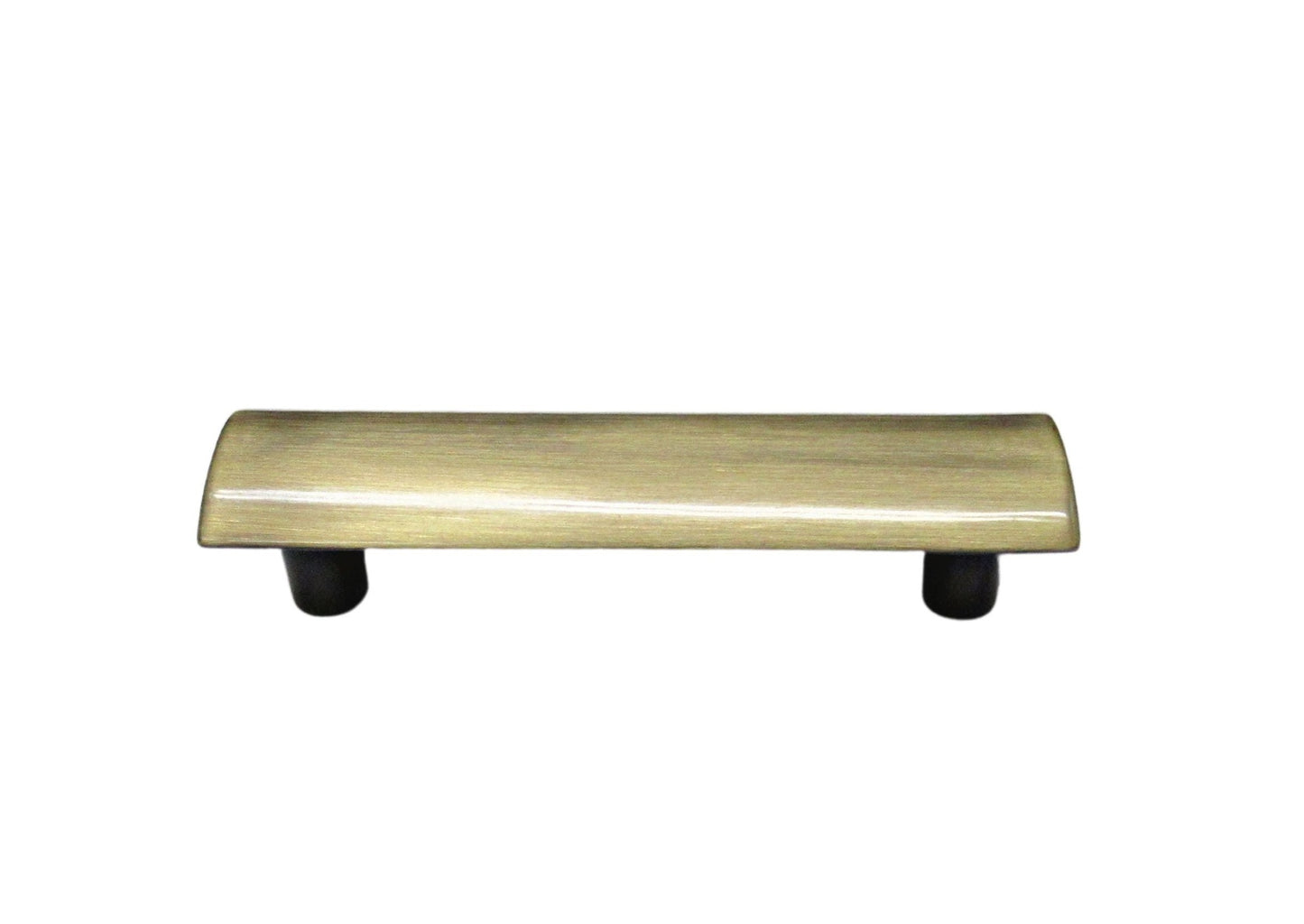 Contempo Circle Slice 3" Center To Center Satin Brass Cabinet Pull