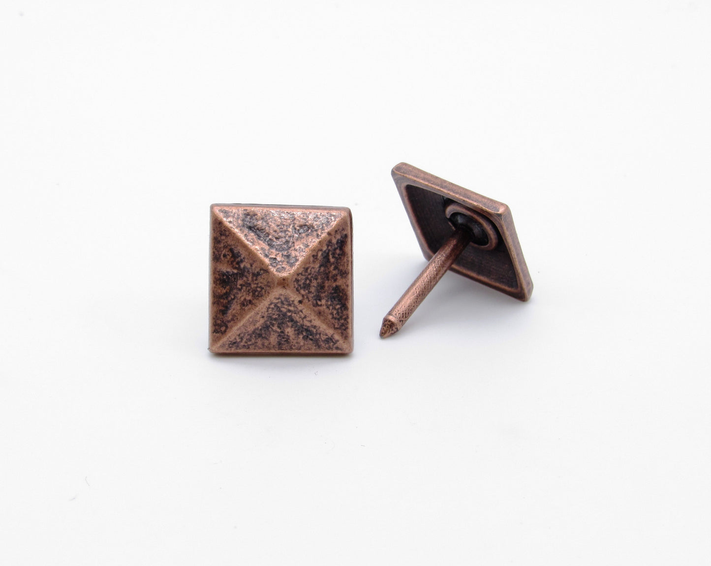 Square 3/4-in Pyramid Clavo 8-Pack Copper Ox