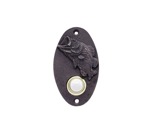 Oval Bass Oil Rubbed Bronze Doorbell