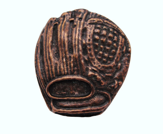 Baseball Glove Copper Ox Cabinet Knob