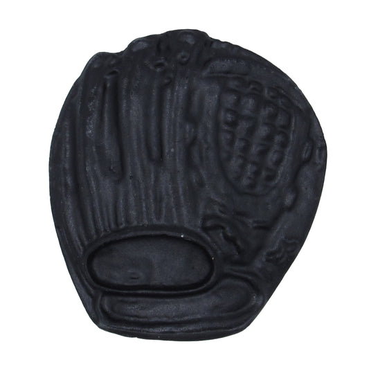 Baseball Glove Matte Black Cabinet Knob