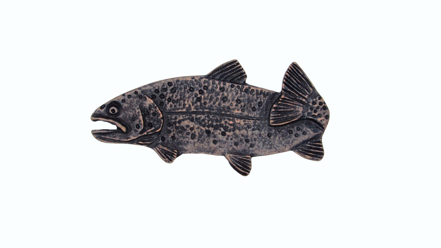 Trout Left Facing Oil Rubbed Bronze Cabinet Knob