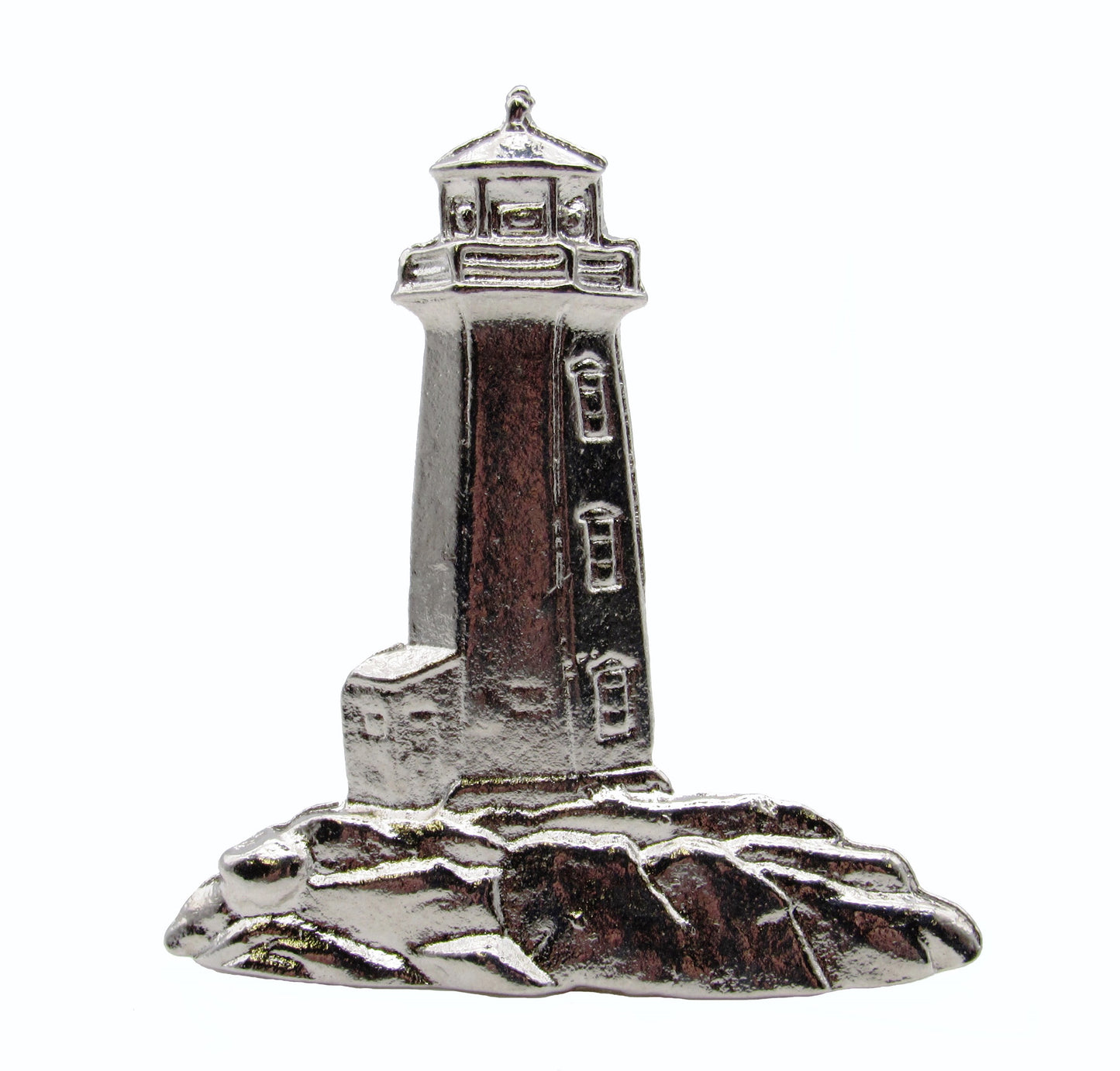 Stand Alone Lighthouse Nickel Cabinet Knob