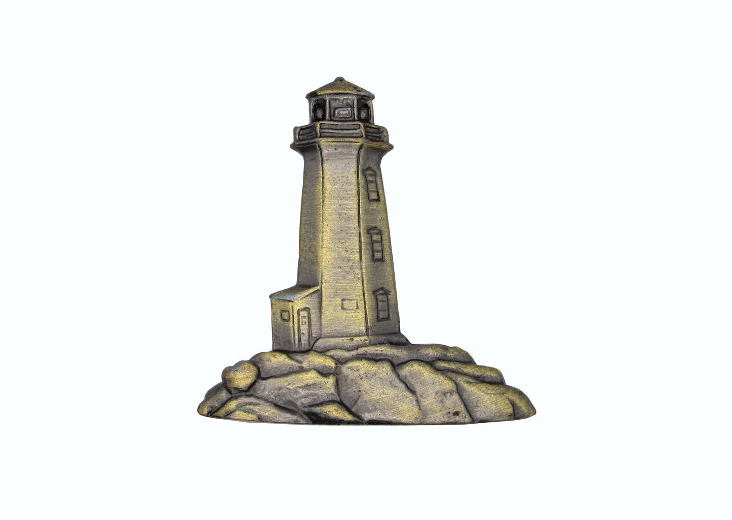 Stand Alone Lighthouse Brass Ox Cabinet Knob