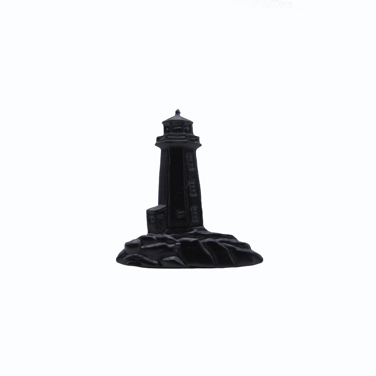 Stand Alone Lighthouse Matte Black Cabinet Knob