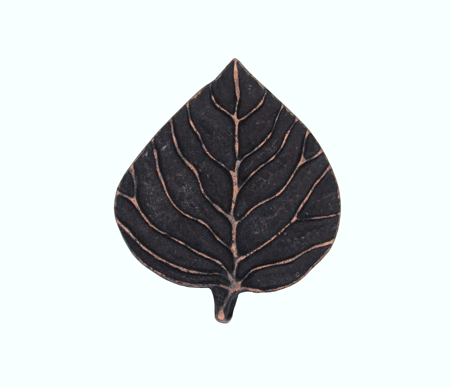 Aspen Leaf Oil Rubbed Bronze Cabinet Knob