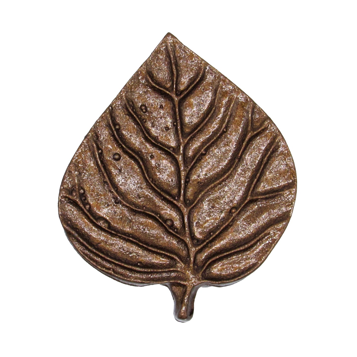 Aspen Leaf Lux Bronze Cabinet Knob