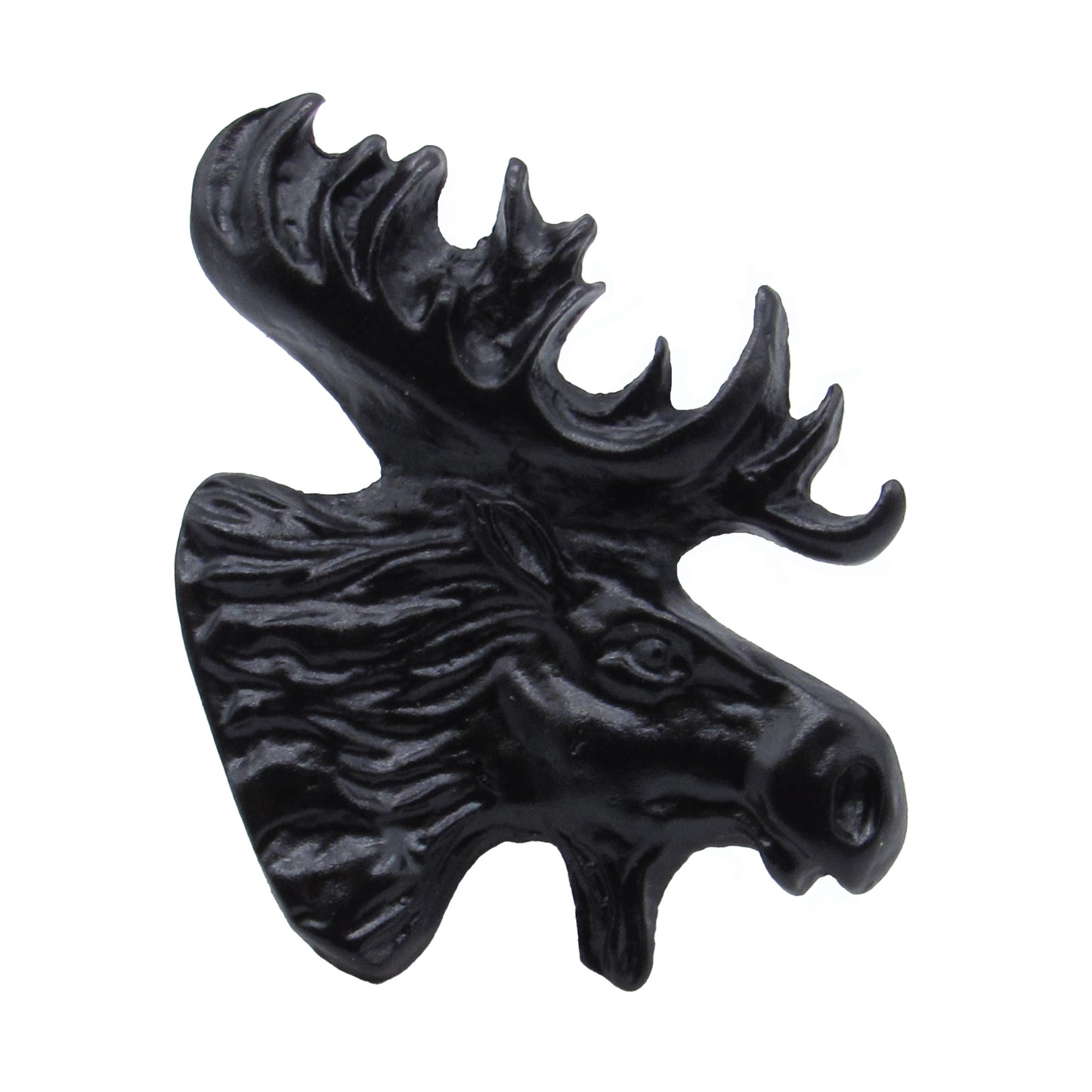 Mooosehead Right Facing Matte Black Cabinet Knob