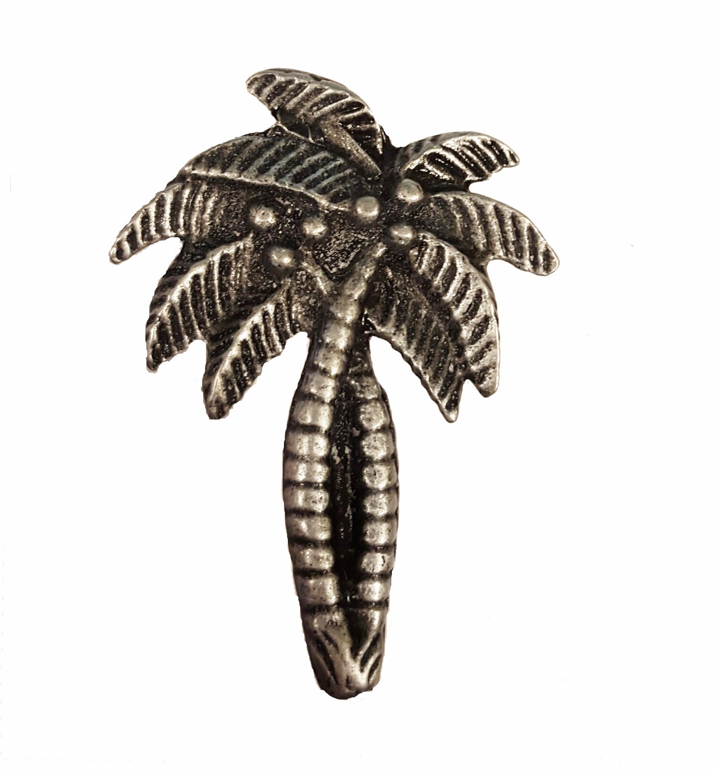 Palm Tree Pewter Ox Cabinet Knob