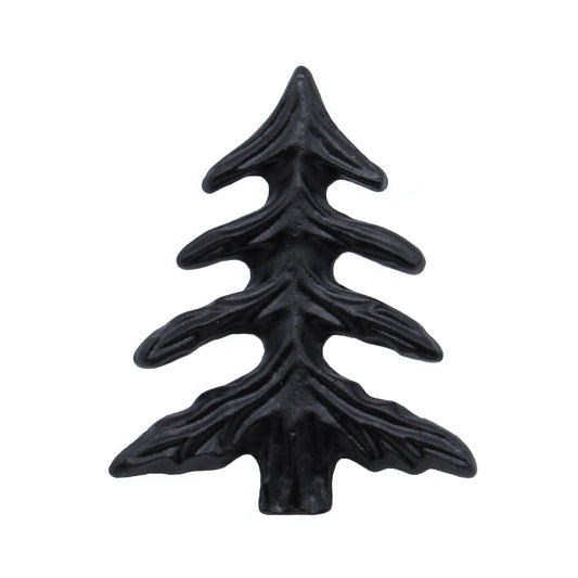 Pine Tree Matte Black Cabinet Knob