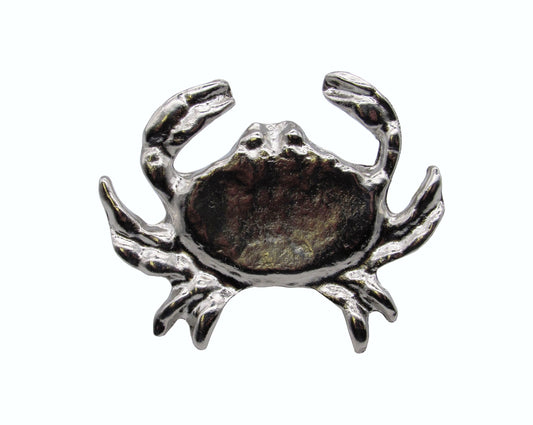 Sand Crab Nickel Cabinet Knob