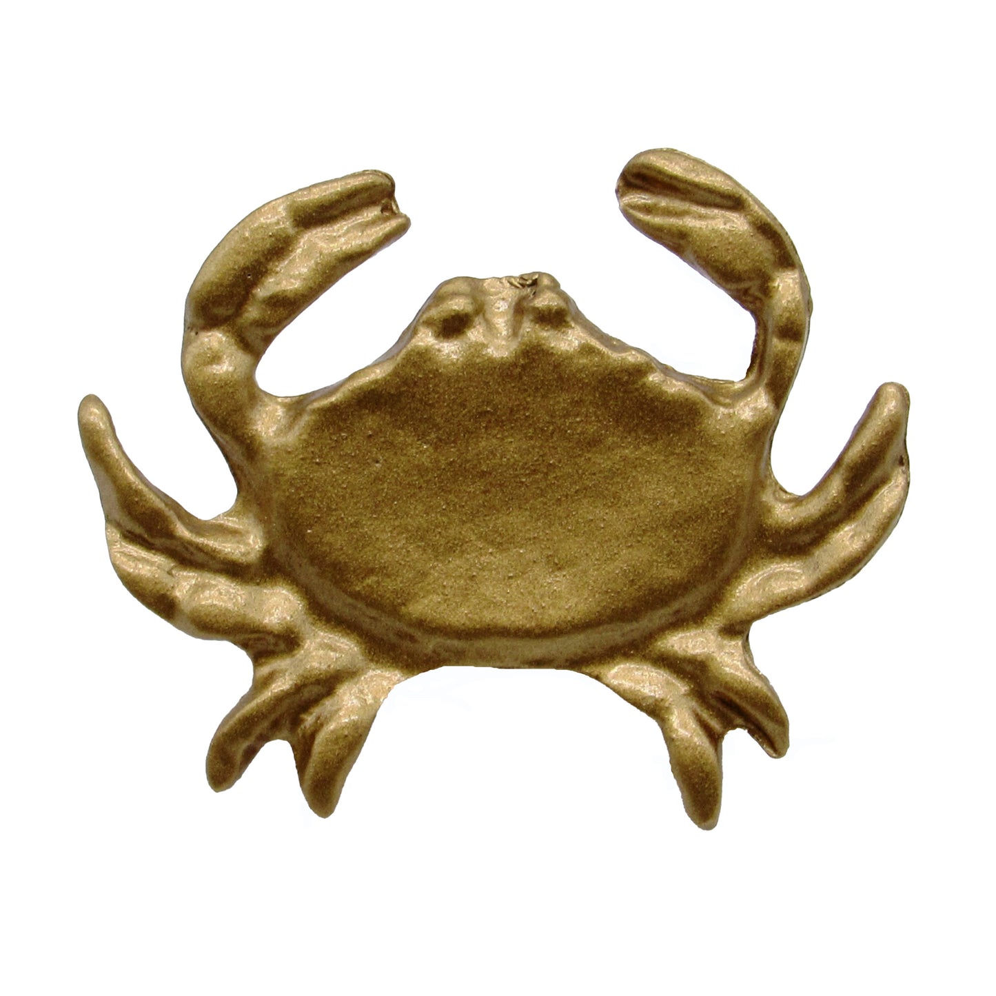 Sand Crab Lux Gold Cabinet Knob