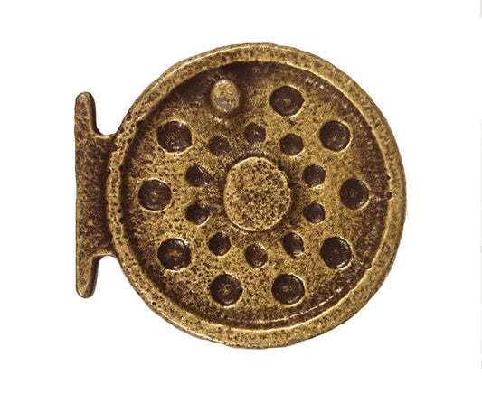 Fly Fishing Reel Brass Ox Cabinet Knob