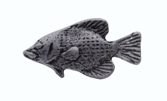 Fish Pewter Ox Cabinet Knob