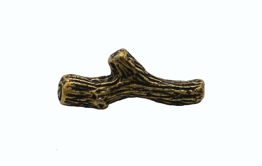 Twig Brass Ox Cabinet Knob