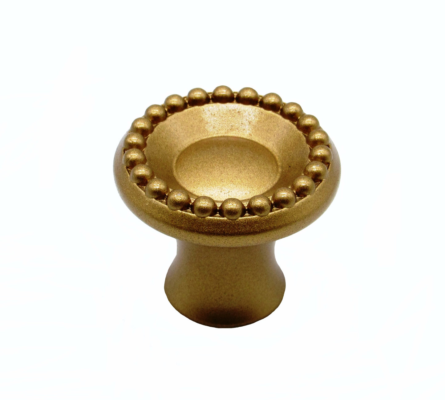 Beaded Elegance Lux Gold Cabinet Knob