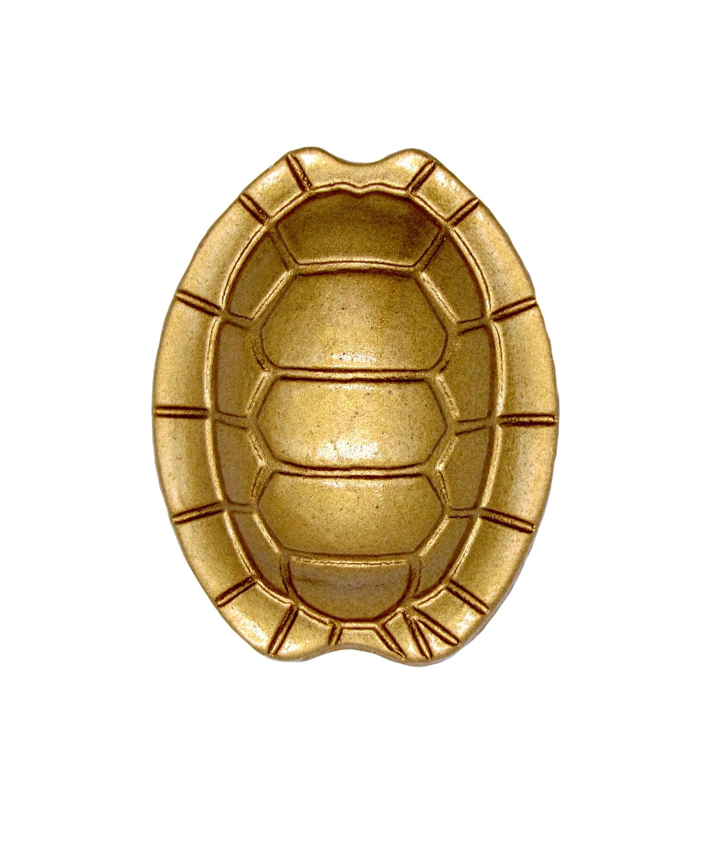 Turtle Shell Lux Gold Cabinet Knob