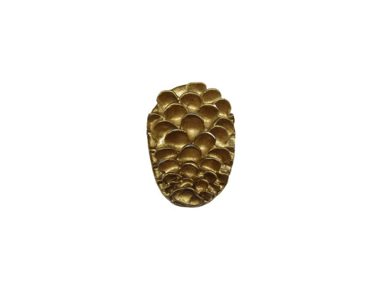 Pinecone Lux Gold Cabinet Knob