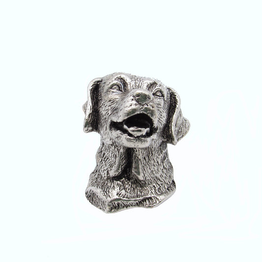 Golden Retriever Pewter Ox Cabinet Knob