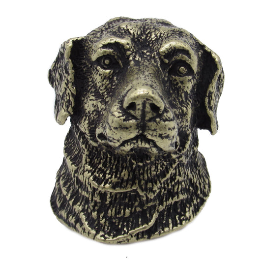 Labrador Retriever Brass Ox Cabinet Knob