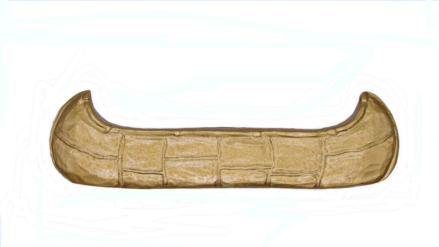 Canoe 2-15/16-in Center to Center Lux Gold Cabinet Pull