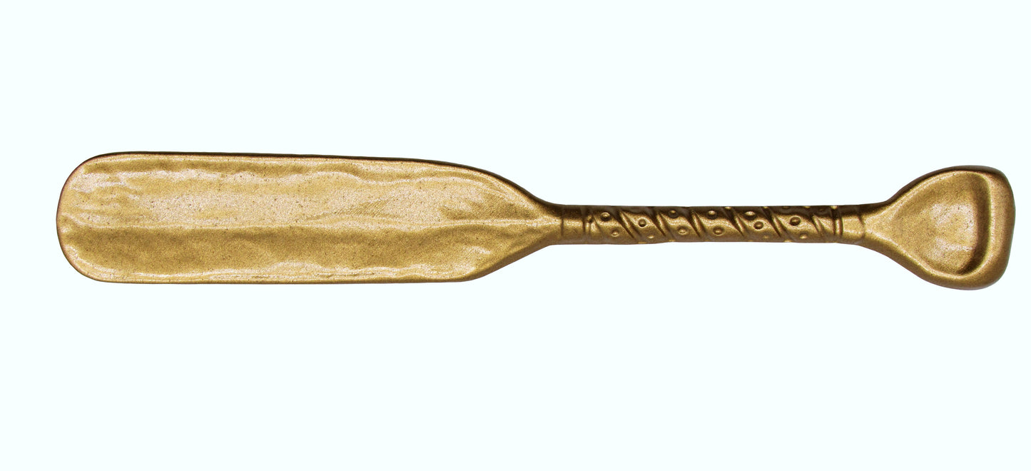 Wrapped Handle Canoe Paddle 3-in Center to Center Lux Gold Cabinet Pull