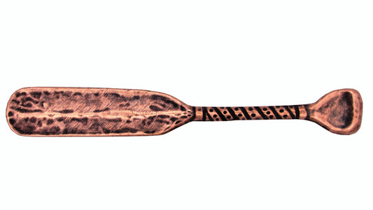 Wrapped Handle Canoe Paddle 3-in Center to Center Copper Ox Cabinet Pull