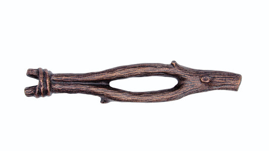 Large Twigs 2-15/16-in Center to Center Copper Ox Cabinet Pull