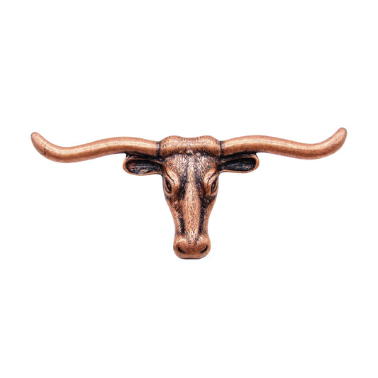 Longhorn 1 5/8 In. Center to Center Copper Ox Cabinet Pull
