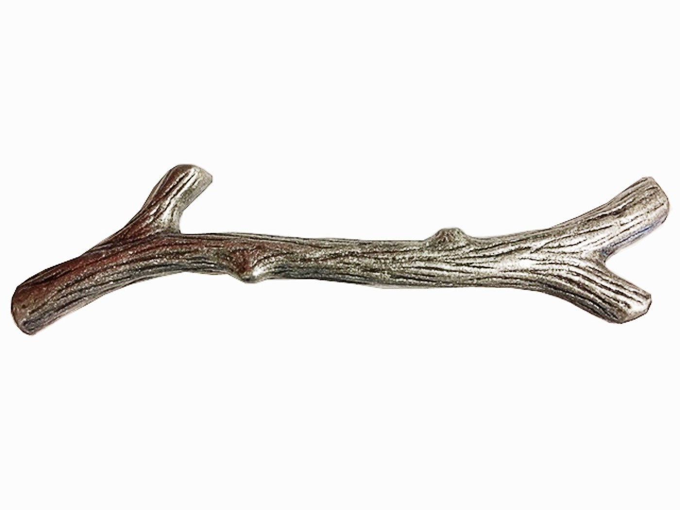 Large Twig 6-in Center to Center Pewter Ox Cabinet Pull