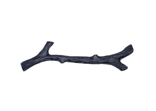 Large Twig 6-in Center to Center Matte Black Cabinet Pull