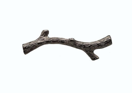 Small Twig 2-15/16-in Center to Center Nickel Cabinet Pull