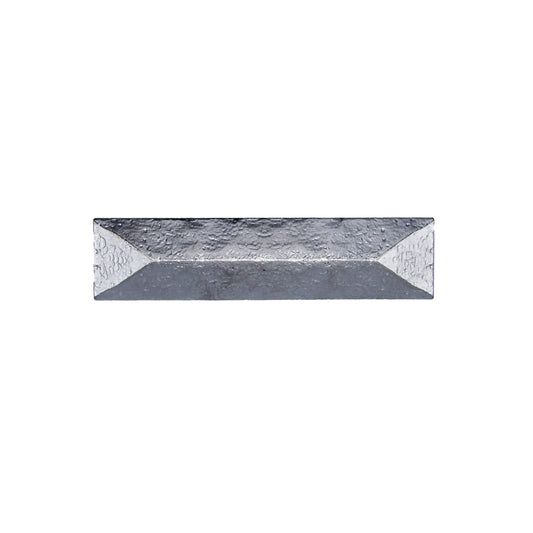 Rustic Pyramid 3-in Center to Center Nickel Cabinet Pull