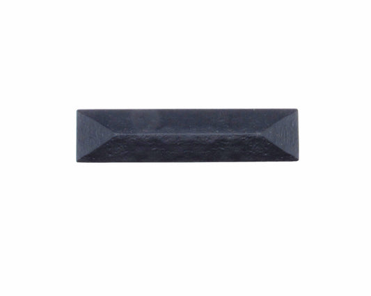 Rustic Pyramid 3-in Center to Center Matte Black Cabinet Pull