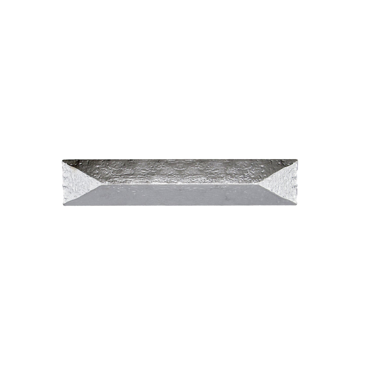 Rustic Pyramid 3-3/4-in Center to Center Nickel Cabinet Pull