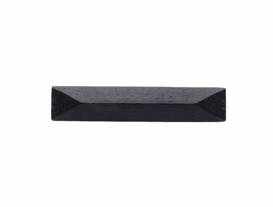 Rustic Pyramid 3-3/4-in Center to Center Matte Black Cabinet Pull