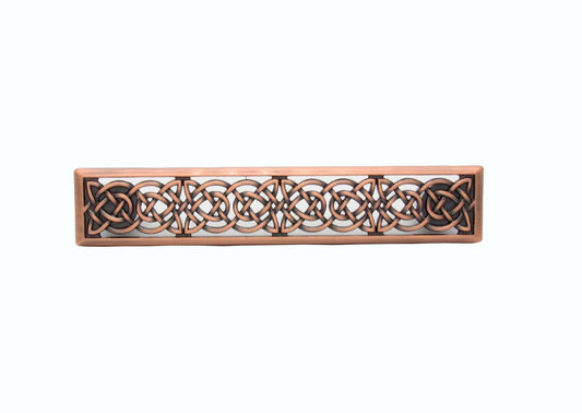 Celtic Style 3-7/8-in Center to Center Satin Copper Ox Cabinet Pull