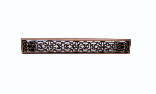 Celtic Style 5-1/8-in Center to Center Satin Copper Ox Cabinet Pull