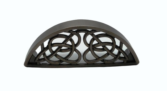 Celtic Style 3-13/16-in Center to Center Satin Nickel Ox Cup Cabinet Pull