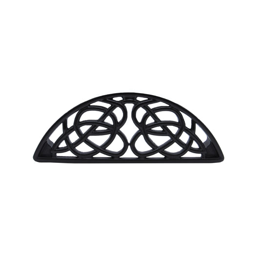 Celtic Style 3-13/16-in Center to Center Matte Black Cup Cabinet Pull